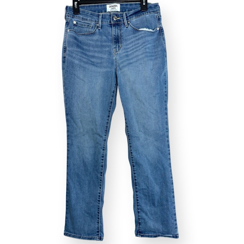Denizen From Levi's Mid Rise Slim Straight Jeans Womens 10 Short 30x28